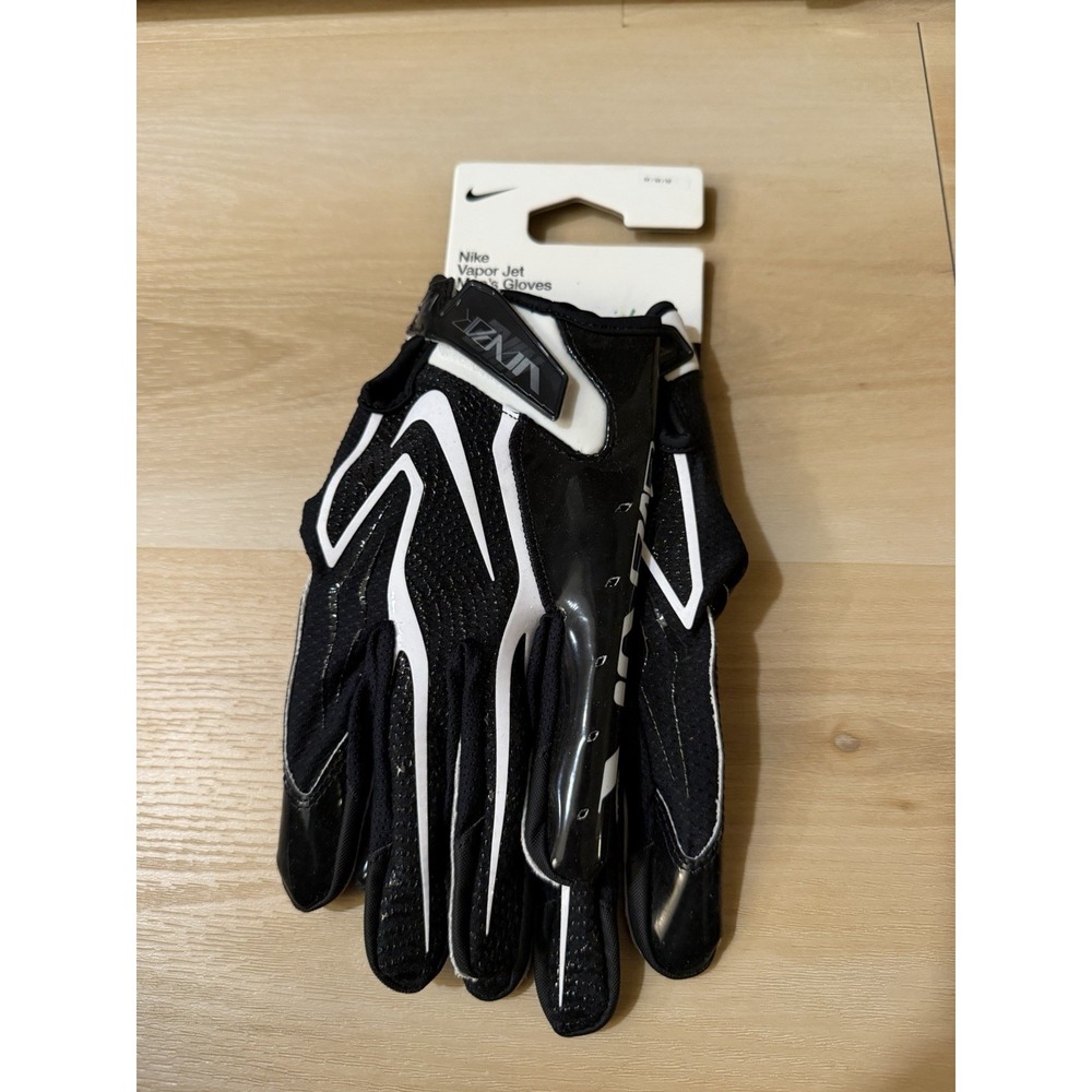 Nike Vapor Jet Football Receiver Gloves Adult Size Medium Black New A12